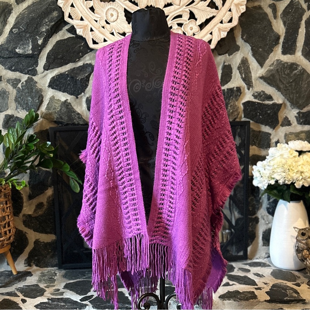 Antthony Fringe Sweater Topper